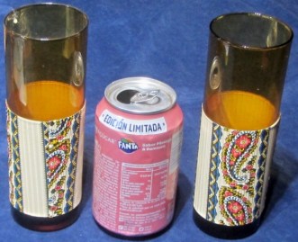 Botella y 8 vasos largos Ambar (4)